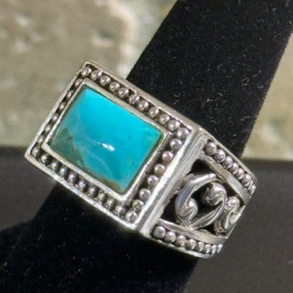 Vintage Barse .925 Turquoise ring size 7